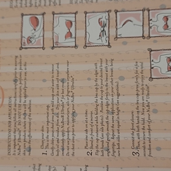 NWT NuBra Ultralite D-Cup Stick On Bra - Picture 6 of 6